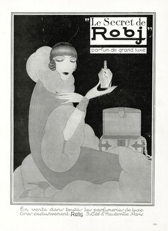 Robj (Perfumes) 1927 Tr. Davanzo, Art Deco Style