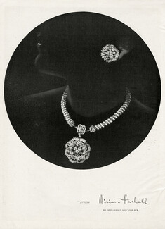 Miriam Haskell 1948 Necklace, Earrings