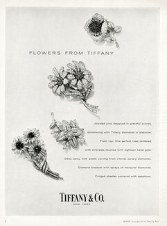 Tiffany & Co. (High Jewelry) 1959 Flowers Clips