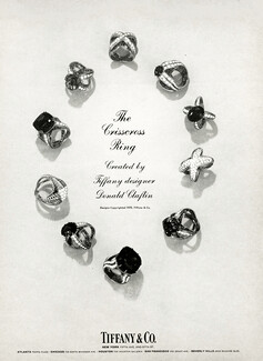 Tiffany & Co. (High Jewelry) 1970 The Crisscross Ring, created by Tiffany designer Donald Claflin