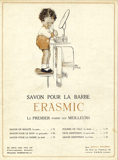 Erasmic (Soap) 1920 Mabel Lucie Attwell, "The Little Barber"