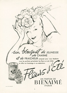 Bienaimé (Perfumes) 1948 "Fleurs d'été"