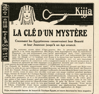 Kijja (Cosmetics) 1923 Chéri Hérouard, Egypt