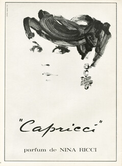 Nina Ricci (Perfumes) 1966 "Capricci", Nicolas Sagesse