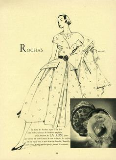 Marcel Rochas (Perfumes) 1949 "La Rose", André Delfau