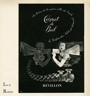 Revillon (Perfumes) 1953 "Carnet De Bal"