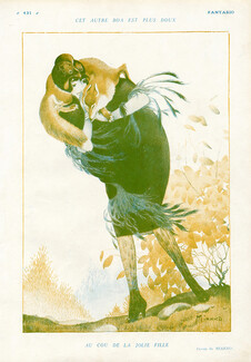Miarko 1920 "au cou de la Jolie Fille" Fox Fur