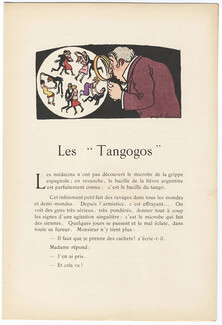Les "Tangogos", 1919 - Joseph Hémard La Guirlande, Partner Dance, Texte par Clément Vautel, 7 pages