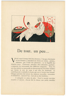 De tout, un peu..., 1919 - La Guirlande Martial et Armand, Pochoir, Text by Juliette Lancret, 4 pages
