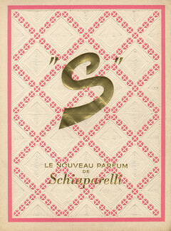 Schiaparelli (Perfumes) 1961 Le Nouveau Parfum ''S''