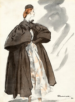 Balenciaga 1951 Evening Coat, Pierre Mourgue