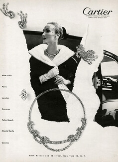 Cartier 1955 Earrings, Necklace, Ring, Brooch