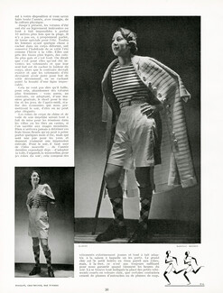 Hermès (Sportswear) 1933 Manteau, Maillot, Chaussures, Bas, Tunmer, Photo Egidio Scaioni