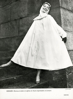 Hermès (Sportswear) 1952 Raincoat, Photo Nicole Bukzin