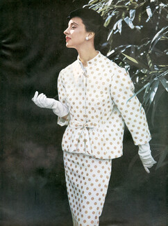 Balenciaga 1952 Shantung Suit, Bucol, Photo Pottier