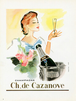 Ch. De Cazanove 1961 Champain