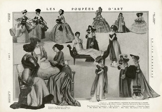 Les Poupées d'Art, 1910 - Lafitte & Désirat Histoire du Costume
