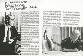 Nina Ricci & Robert Ricci, 1980 - 1980s Career, History, Texte par Lorraine Bollore, 2 pages