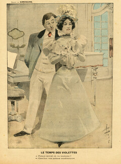 Simonaire 1899 "Le Temps des Violettes"