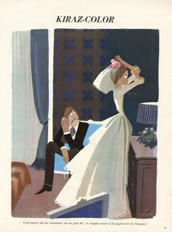 Edmond Kiraz 1972 Les Parisiennes, Wedding Dress