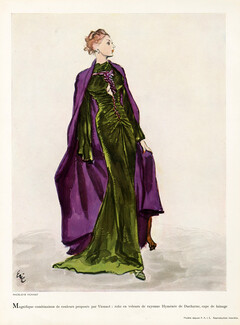 Madeleine Vionnet 1936 Velvet Ducharne (Fabric)