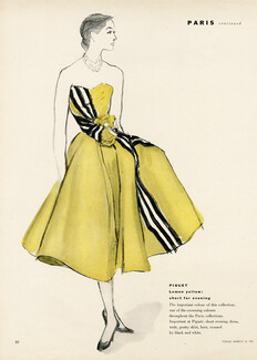 Robert Piguet 1951 Short evening dress, Eric (Carl Erickson)
