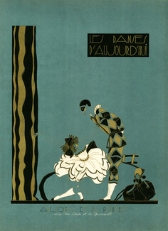 Les Danses d'Aujourd'hui, 1923 - Pierre Mourgue Harlequin, Dolly Sisters, Grace Cristie, Nerys, Swoboda, 4 pages
