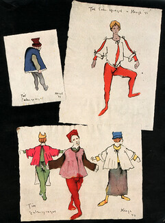Tom Keogh 1949 Costume designs for Till Eulenspiegel by Richard Strauss, Jean Babilee choregraphy