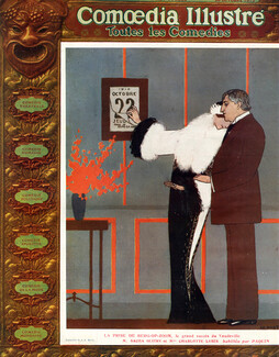 André Edouard Marty 1912 "Berg-op-zoom" Sacha Guitry & Charlotte Lysès