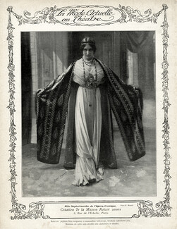 Stacia Napierkowska 1910 Création Roizot Soeurs, Photo Henri Manuel
