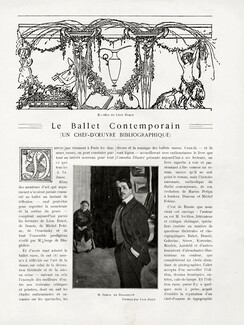 Le Ballet Contemporain, 1912 - Serge de Diaghilev Léon Bakst, Alexandre Benois, Theatre Costumes, Texte par Paul Loisiel, 4 pages