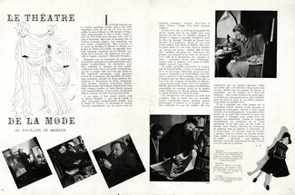 Le Théâtre de la Mode au Pavillon de Marsan, 1945 - Christian Bérard, Eliane Bonabel, Puppet, Dolls, Texte par G. P.