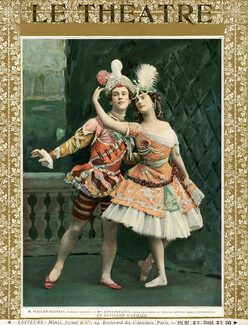 Vaslav Nijinsky & Anna Pavlova 1909 "Le Pavillon d'Armide", Russian Ballet