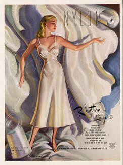 Rhythm (Lingerie) 1948 Nightgown, Bradshaw Crandell