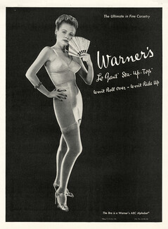 Warner's 1946 Brassiere, Girdle, Stockings