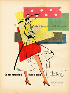 Hélios (Hosiery, Stockings) 1956