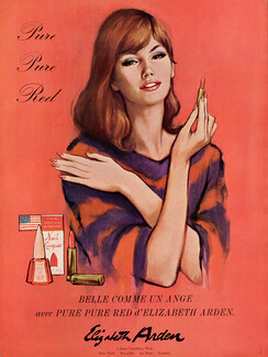 Elizabeth Arden (Cosmetics) 1966 Lipstick, Nail Polish