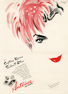 Antoine (Cosmetics) 1946 Lipstick, Make Up, Duco