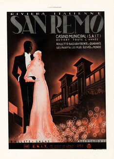 San Remo 1937 Casino, Riviera Italienne