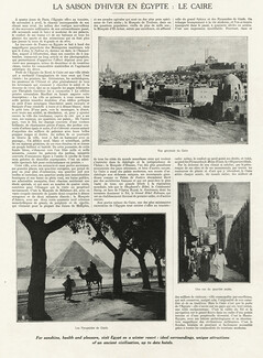 Le Caire 1925 Les Pyramides de Gizéh, Une rue du quartier Arabe