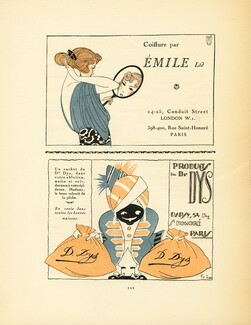 Emile (Hairstyle) & Dr Dys Darsy (Cosmetics) 1920 Fromenti, Gazette du Bon Ton