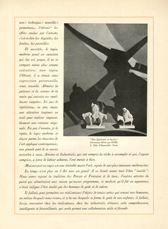 Robj (Decorative Arts) 1930 "Don Quichotte et Sancho" Lapparra "Coupe moderne"