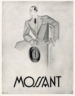 Mossant 1929 Destruel, Art Deco
