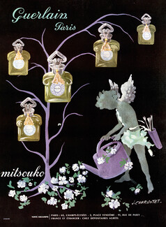 Guerlain (Perfumes) 1959 Angel Gardening, J. Charnotet, Mitsouko