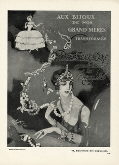 Dusausoy (Jewels) 1923 Jean Gabriel Domergue, Tiara
