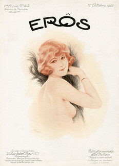 Suzanne Meunier 1925 Topless, Eros Cover