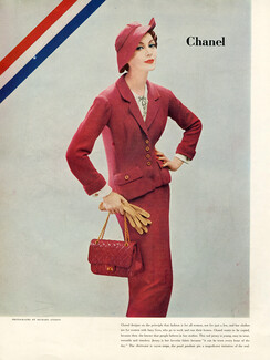 Chanel (Couture, Handbag) 1955 Photo Richard Avedon