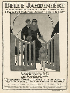 Belle Jardinière (Department store) 1921 Elegants Children, Edouard Marty