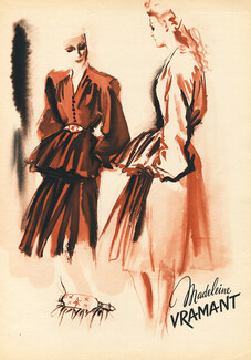Madeleine Vramant 1945 Dinner Suit, Brénot