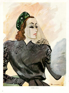 Jeanne Lanvin (Couture) 1945 Pierre Mourgue